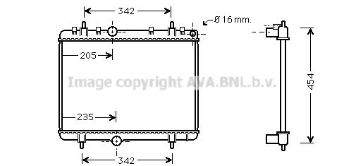 AVA QUALITY COOLING Radiators, Motora dzesēšanas sistēma PE2330